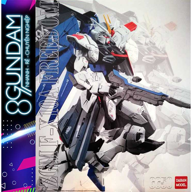 Mô Hình Lắp Ráp Gundam MG 6650 Freedom 2.0 (Daban) (tặng kèm base)
