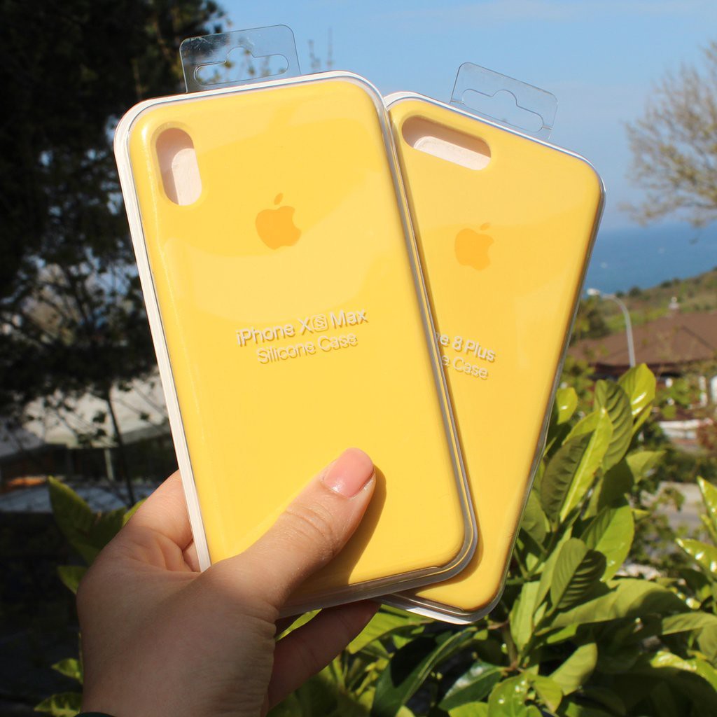 ỐP CHỐNG BẨN IPHONE 11 PRO MAX XS MAX XR 7 PLUS 8 PLUS MÀU VÀNG SỮA YELLOW CHỐNG SỐC CAO CẤP VIỀN BẢO VỆ CAMERA