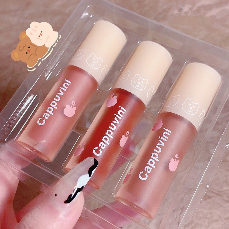 Minijumie 3 set Son kem lì Cappuvini mềm mịn lâu trôi | BigBuy360 - bigbuy360.vn