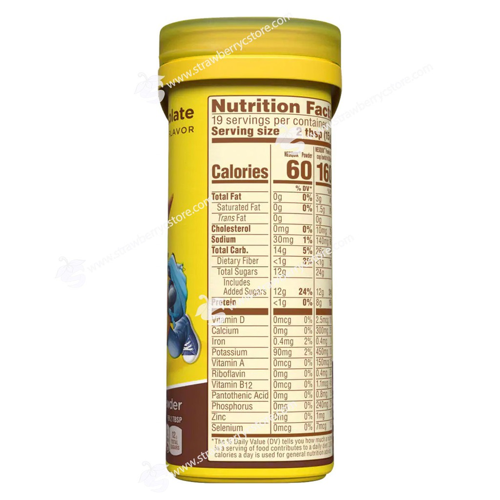 Bột Cacao Pha Sữa Nestlé Nesquik Chocolate Powder Drink Mix, Hộp 285g  - Mỹ