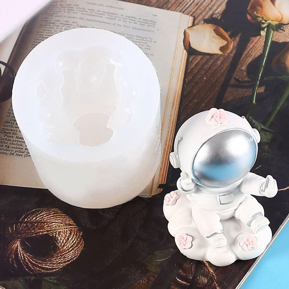 YIYU 1 Khuôn Làm Bánh Hình Phi Hành Gia Bằng Silicone