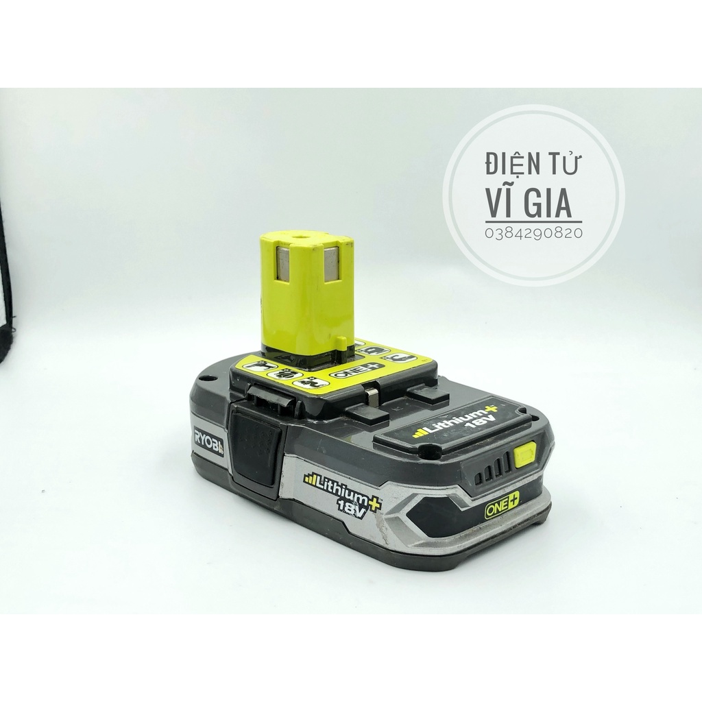 Pin Ryobi 18V 1.5Ah RB18L20 không led báo pin nội địa Úc bảo hành 6 tháng