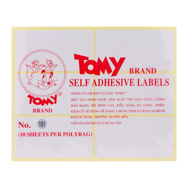 Giấy decal in mã vạch Tomy A5 ( MÃ 99, 100, 101, 102, 103, 104, 105, 106, 107, 108, 109, 110, 111, 112, 113, 114, 115)