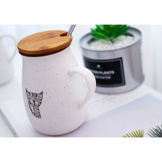 Cốc sứ mèo con dễ thương