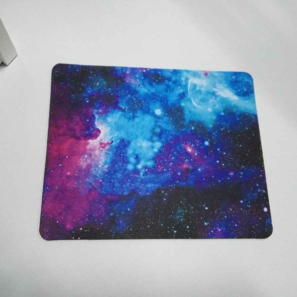 MC-Colorful Computer Game Mice Mat Work Star Sky Printing Comfortable Rubber Office Notebook Gaming Mouse Pad