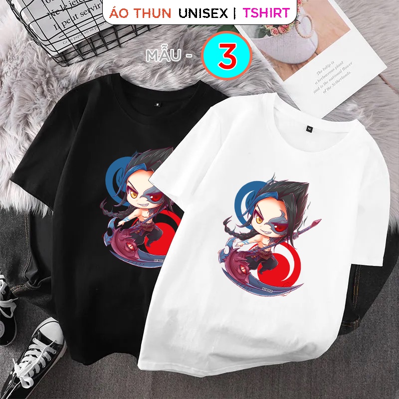 Áo thun Liên Minh Huyền Thoại - Áo thun Unisex tay ngắn chất liệu cotton vải dảy mịn