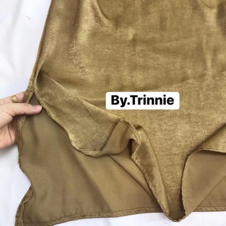🌟🌟BY.TRINNIE 🌟🌟VÁY DÂY LỤA NÂU