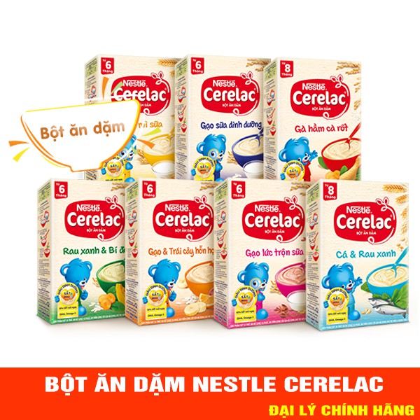 [MẪU MỚI] Bột ăn dặm Nestle Cerelac thumbnail