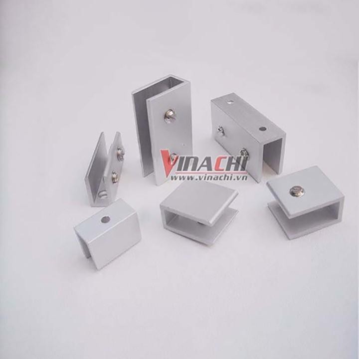 Chân Đế Kẹp Kính Nhôm - Chân Đế Kẹp Kính Cố Định Và Tạo Mối Liên Kết Chắc Chắn Giữa Các Vách Ngăn Với Nhau