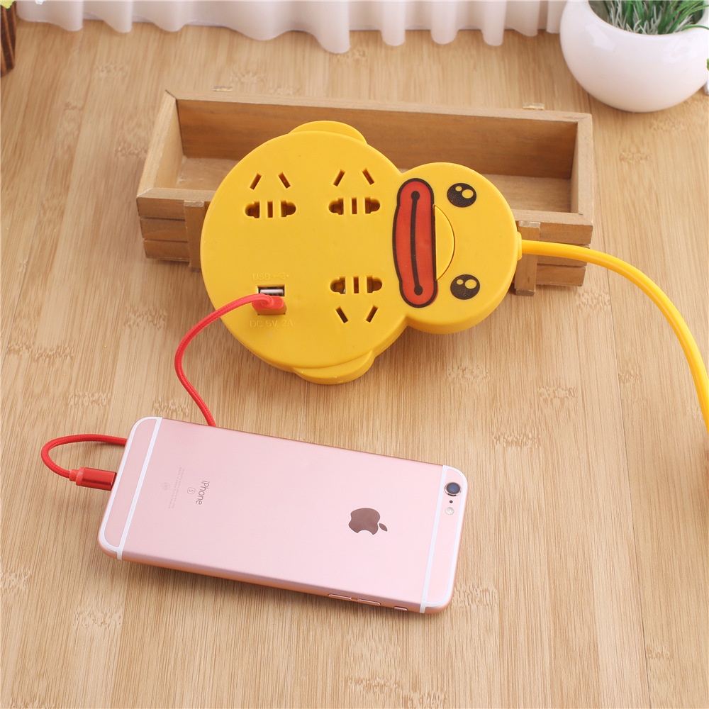 Ổ Điện Vịt Vàng Siêu Tiện Ích Với Cổng USB - GOOD DEAL