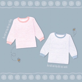 [MIO MỎNG] Áo dài tay nút vai ( 3m-24m)