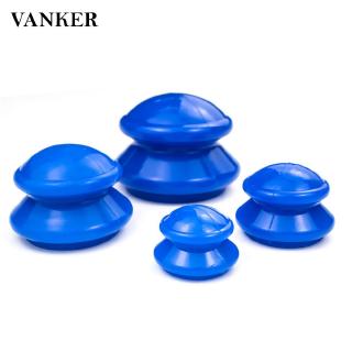 [Hàng mới về] Bộ 4 dụng cụ giác hơi mát xa tiện dụng bằng silicon