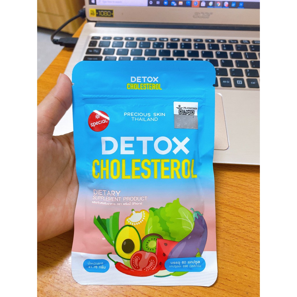 Detox cholesterol giấm táo - Thái Lan
