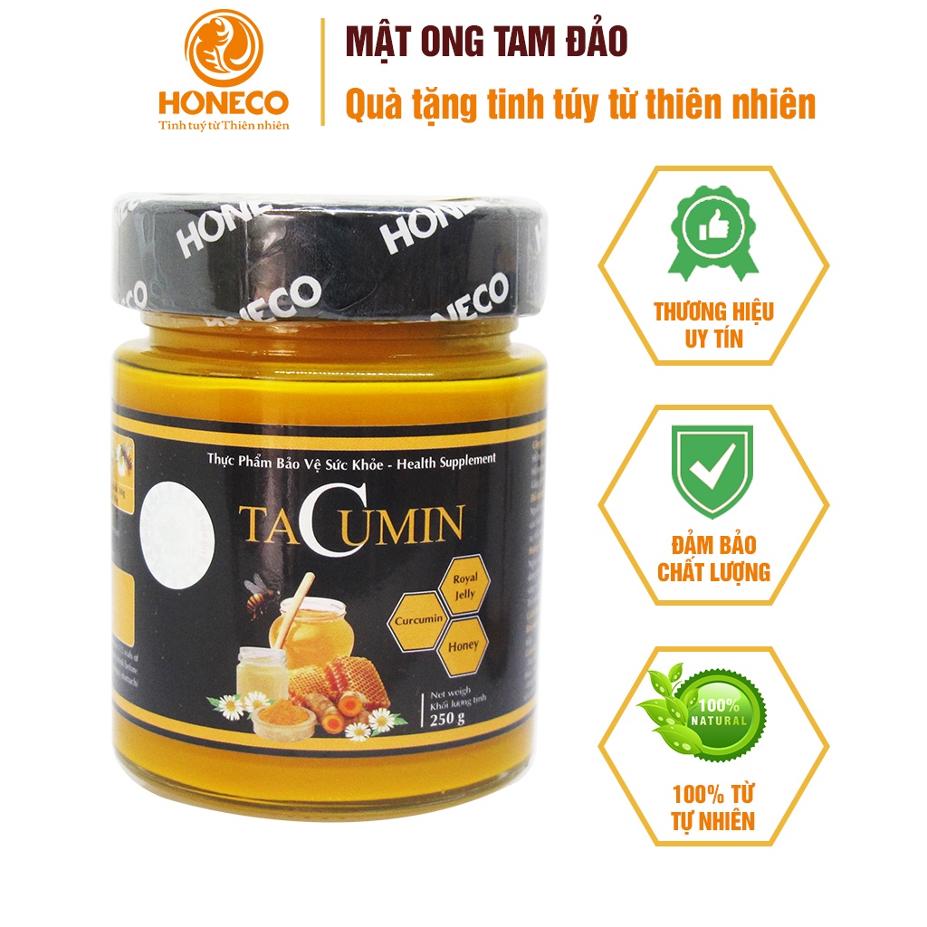 Mật ong Nghệ Sữa Chúa Tacumin HONECO 250g