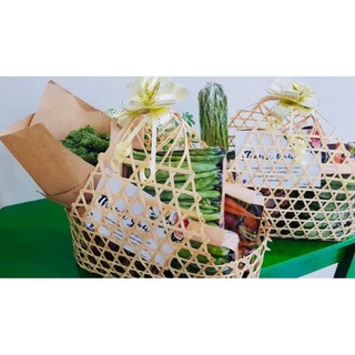 Giỏ  Đan Tre Đựng Đồ, Decor  Chụp Hình G6.1