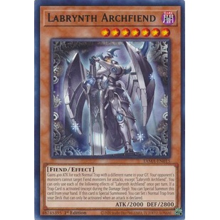 Thẻ Bài Yugioh Labrynth Archfiend - TAMA-EN015 - Rare 1st Edition