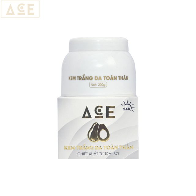 Kem Body Bơ ACE Trắng Da Toàn Thân (200g)