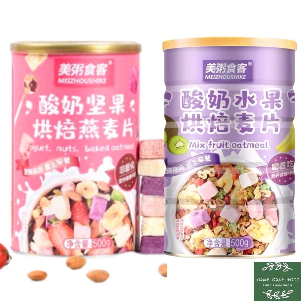1 Hộp 500g Ngũ Cốc Sữa Chua Giảm Cân Siêu Ngon