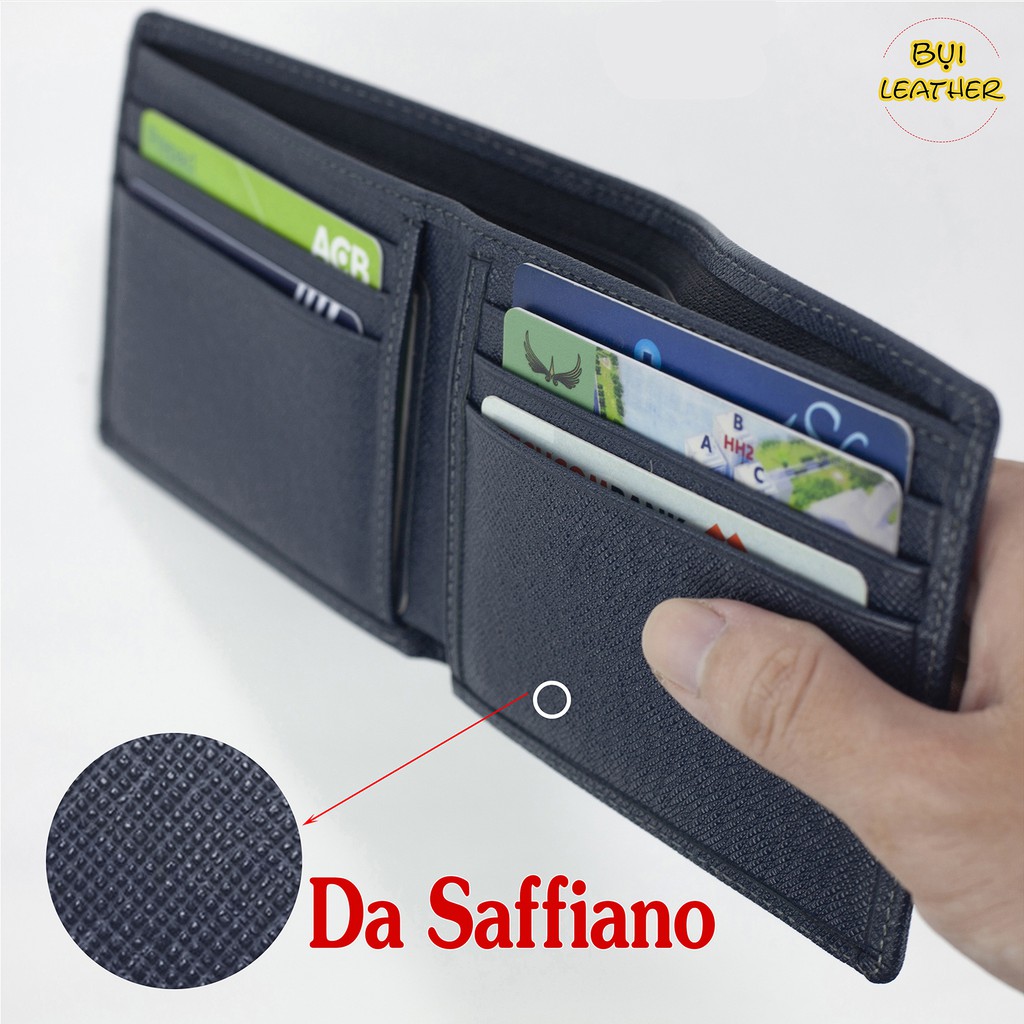 [Mã FASHIONHOTMA hoàn 15 % đơn 150k] Ví da nam cao cấp da saffiano V126 Da Thật - Bh24 tháng | BigBuy360 - bigbuy360.vn