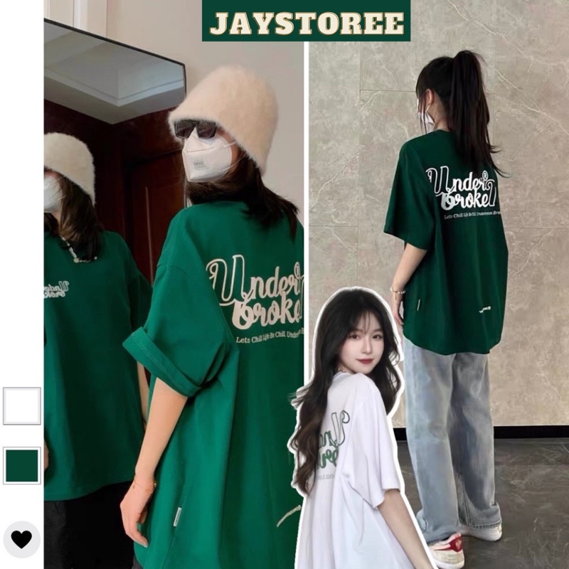 [ÁO THUN} Áo phông Under Worken form thụng tay lỡ chất liệu cotton nam nữ mặc đẹp (35-PLN)