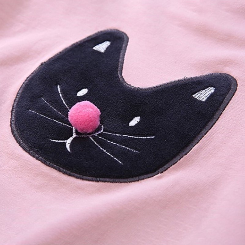 Set Áo Thun Tay Dài &amp; Quần Dài Cho Bé Gái