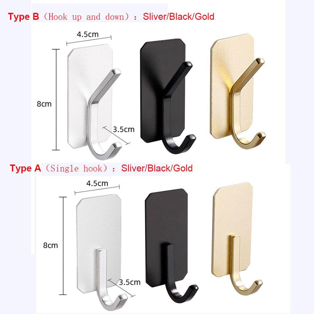 WATTLE Bộ 2 Móc Treo Khăn Tắm Bằng Nhôm Tiết Kiệm Không Gian