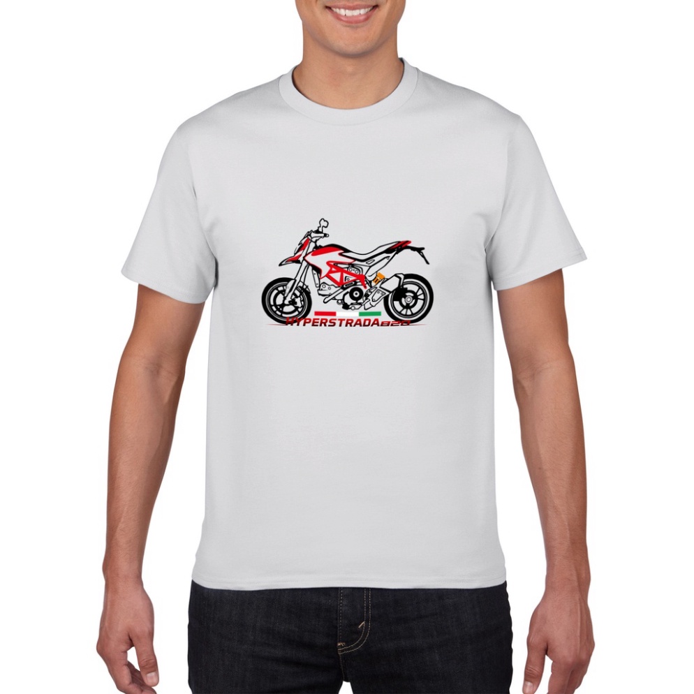 Áo Thun nam đẹp cao cấp in hình Motorcycle Ducati Hyperstrada MÃ:568 100% cotton thiết kế độc lạ thoán