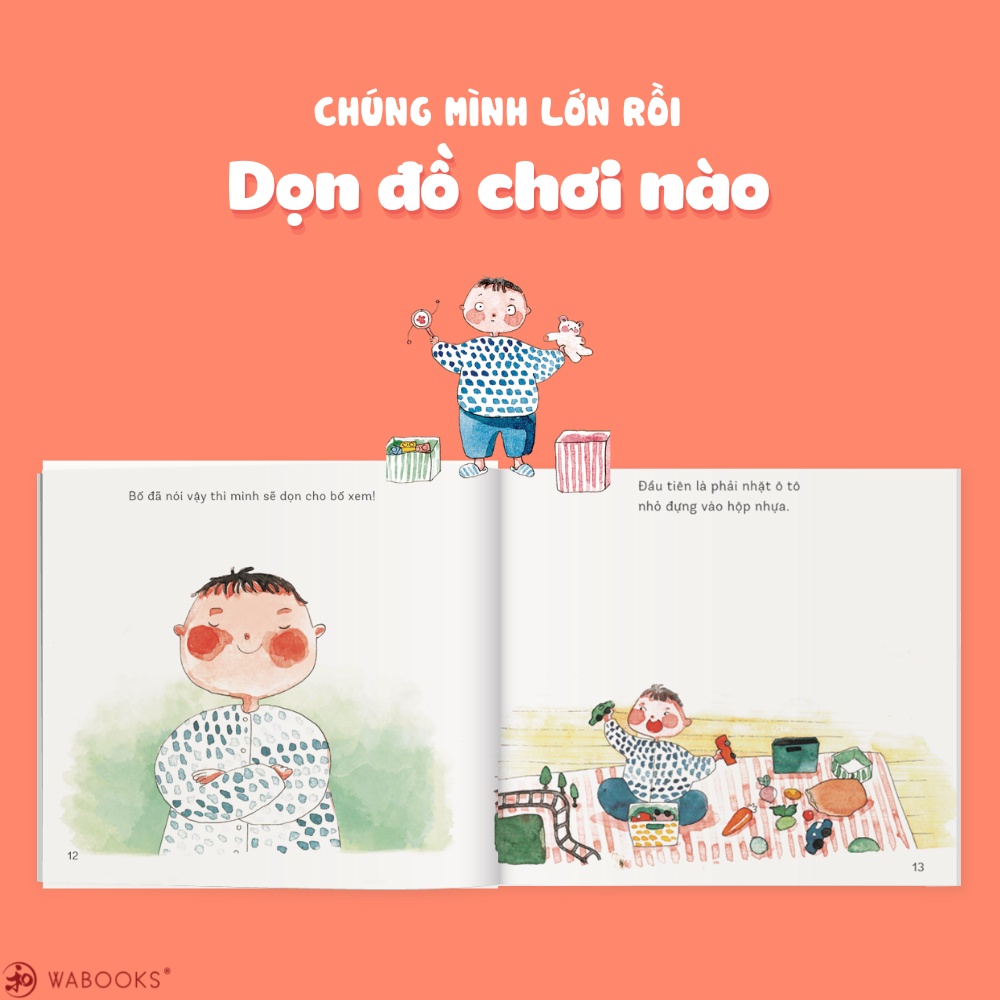 Sách Chúng mình lớn rồi Ehon dành cho trẻ từ 3 - 6 tuổi