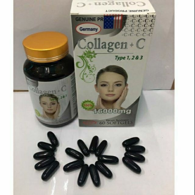 Viên uống Collagen +C  Type 1, 2 &amp; 3 giúp trẻ hoá làn da