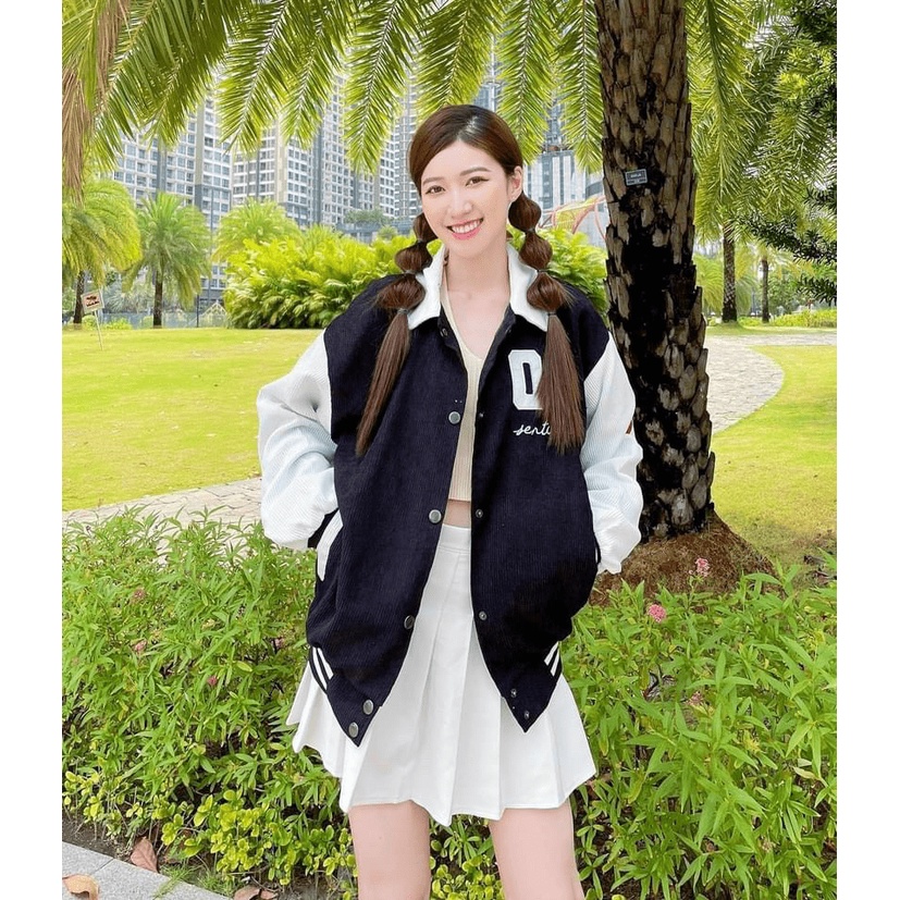 (HCM) Áo khoác Nhung bomber FORM RÔNG THỜI TRANG HÀN QUỐC HOTTREND - CHẤT NHUNG XỊN XÒ THỜI TRANG 2022 KOKO MI FASHION