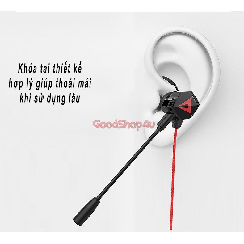 [PRO CHUYÊN GAME] Tai Nghe Chơi Game Nhét Tai Có ai nghe Gaming có mic G901 Jack 3.5mm; tai nghe chơi pubg, game mobil