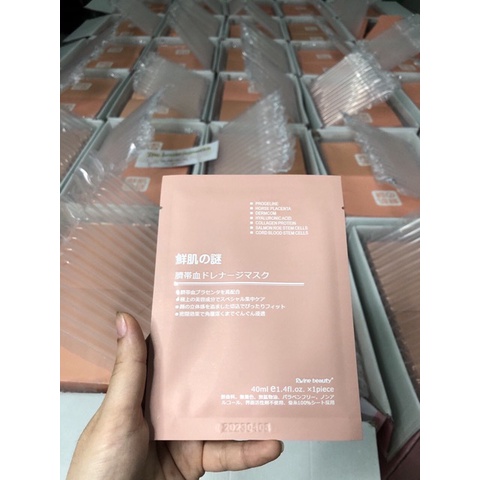 Mặt Nạ Nhau Thai Cừu Nhật Bản Rwine Beauty Stem Cell