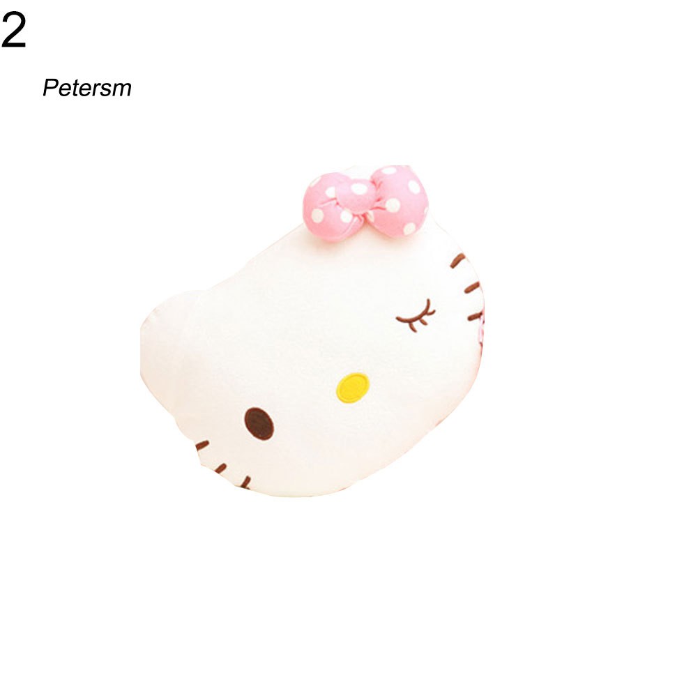 Gối Tựa Đầu Xe Hơi Mềm Mại Thiết Kế Hello Kitty Đáng Yêu