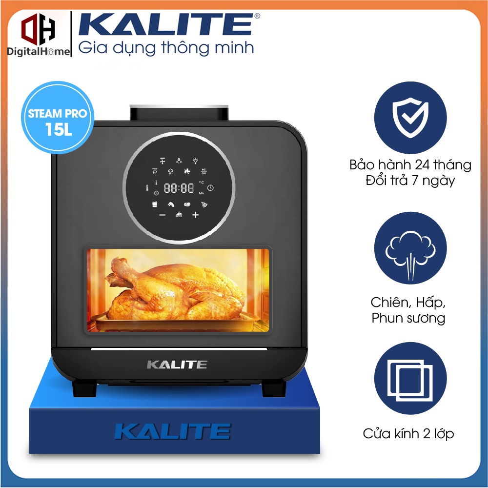 Nồi chiên hơi nước Kalite Steam Star, công suất, dung tích 15L,