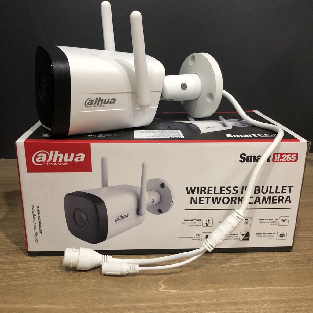 Camera IP Wifi  ngoài trời 2MP DAHUA DH-IPC-HFW1230DT-STW - Đàm thoại 2 chiều - Hàng chính hãng