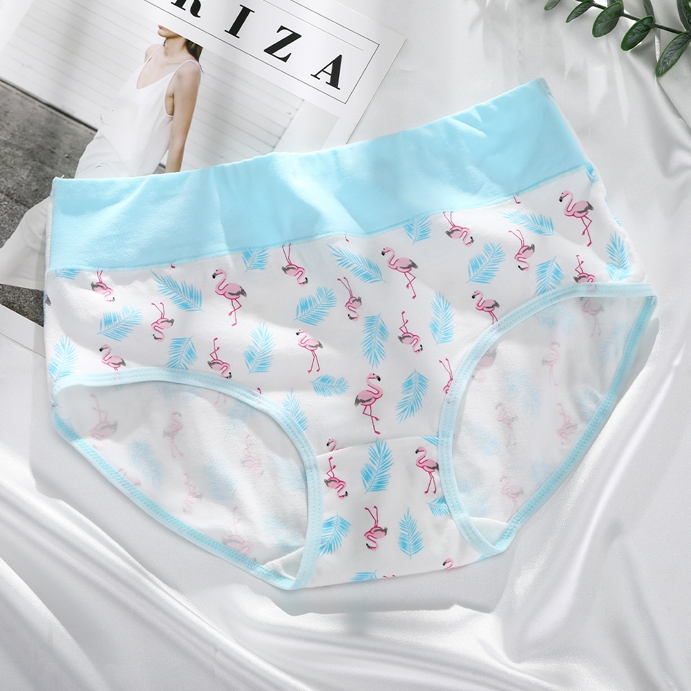 Quần lót LEVAO vải cotton cỡ lớn họa tiết hoạt hình thời trang cho phái nữ bé gái