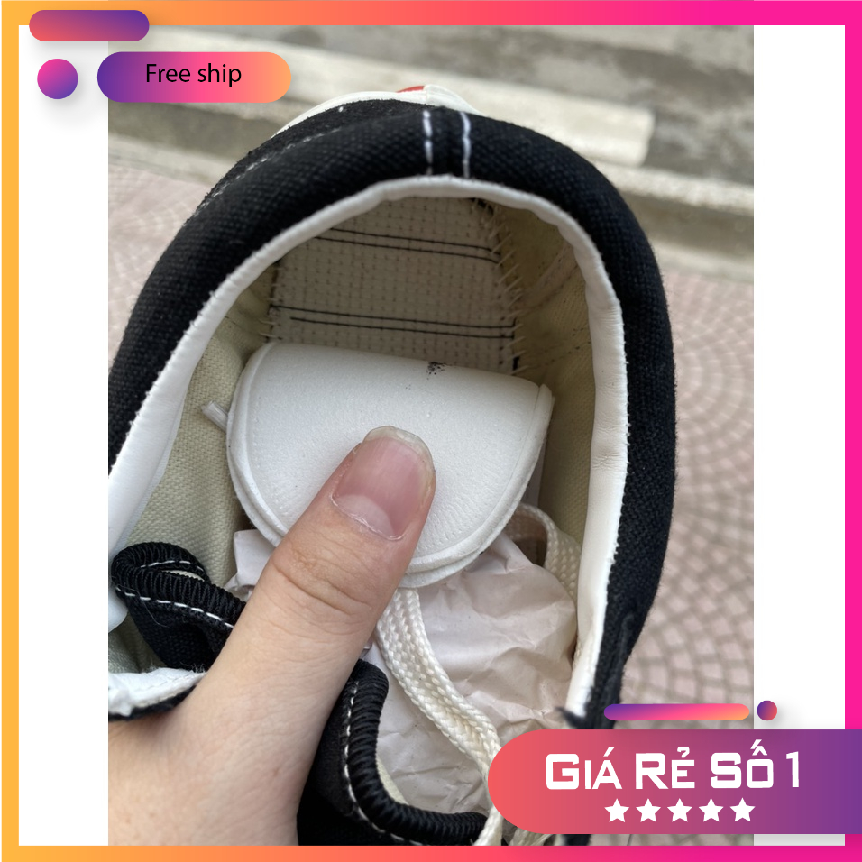 Giày 𝐕𝐚𝐧𝐬 𝐎𝐥𝐝 𝐒𝐤𝐨𝐨𝐥 - Giày Sneaker 𝐕𝐚𝐧𝐬 Đen kẻ trắng nhung nỉ cao cấp nam nữ