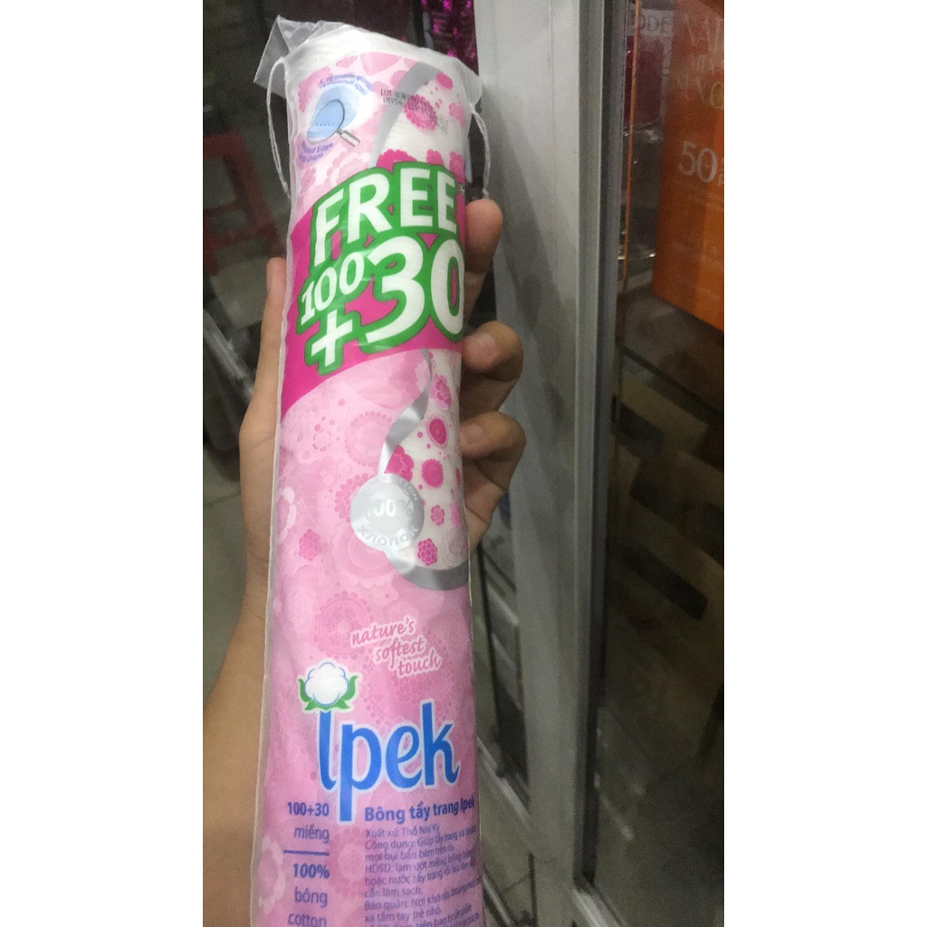 Bông Tẩy Trang IPEK 150 Miếng Cotton Pad