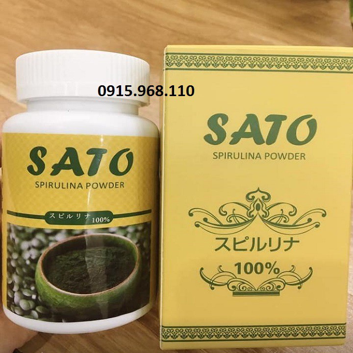 TẢO XOẮN SPIRULINA SATO DẠNG BỘT