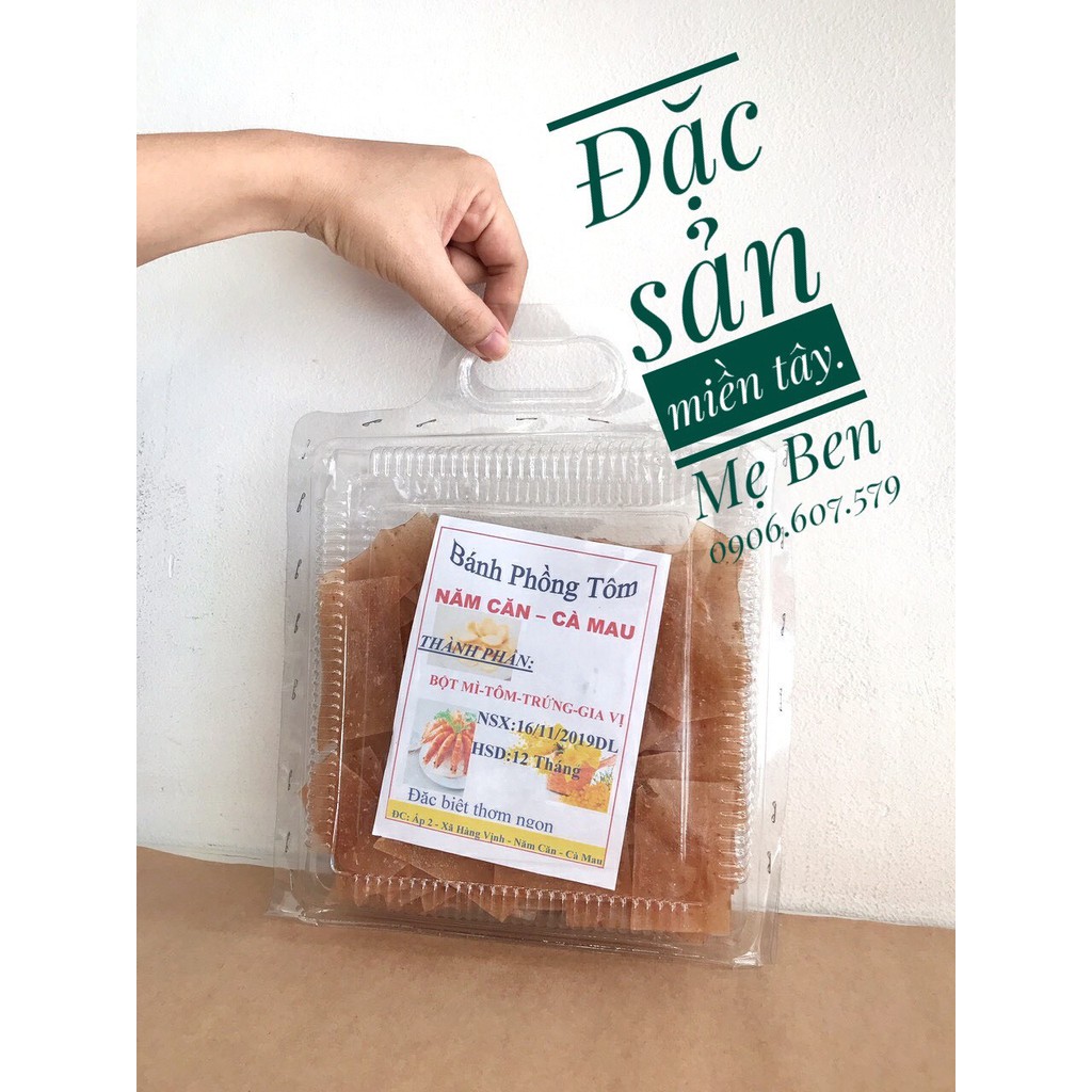 Bánh phồng tôm Năm Căn-Cà Mau