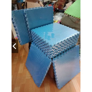 [Trợ giá] Thảm xốp ghép màu vân khế bộ 4 miếng 60x60cm dày 10mm