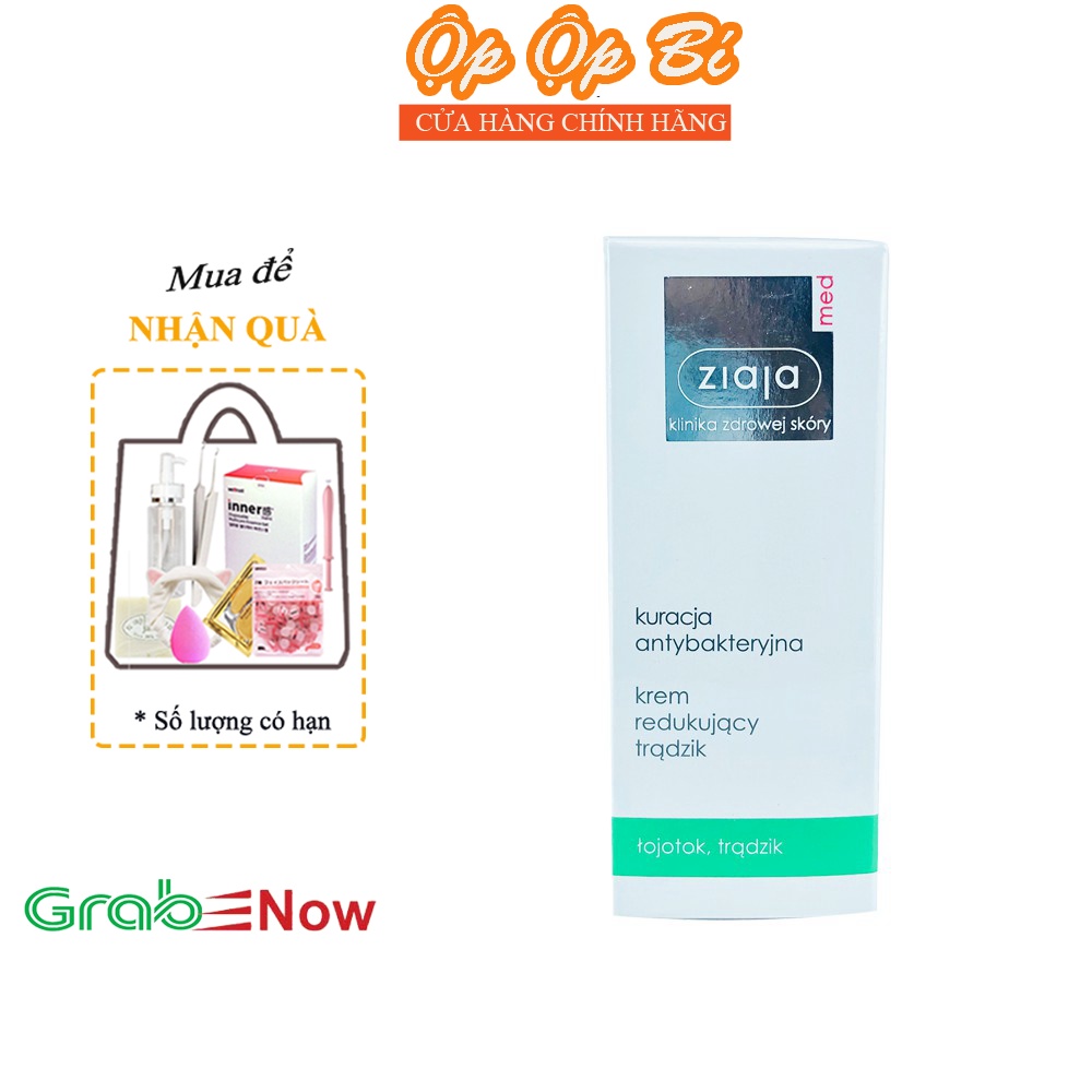 Kem Dưỡng Giảm Mụn, Kiểm Soát Bã Nhờn, Ngừa Thâm Sẹo Ziaja Med Xanh 50ml