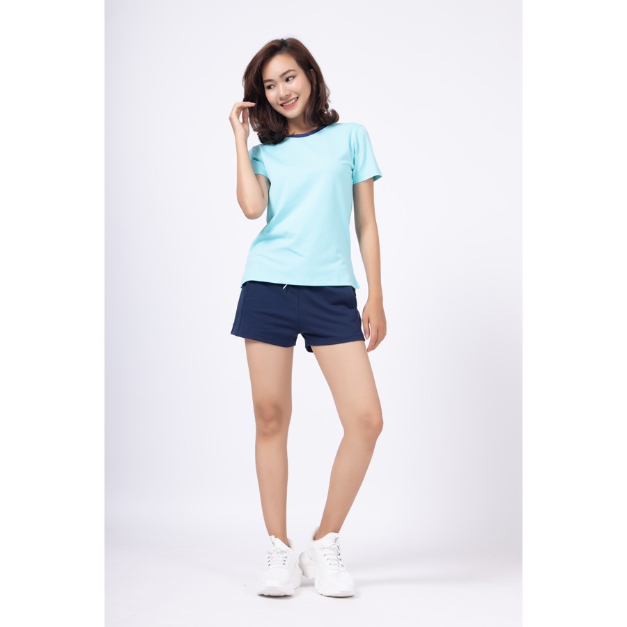 Áo T-shirt Delta Nữ xẻ tà RTS013W - Vải single cotton co giãn 4 chiều và thấm nước tự nhiên. ་  ྇