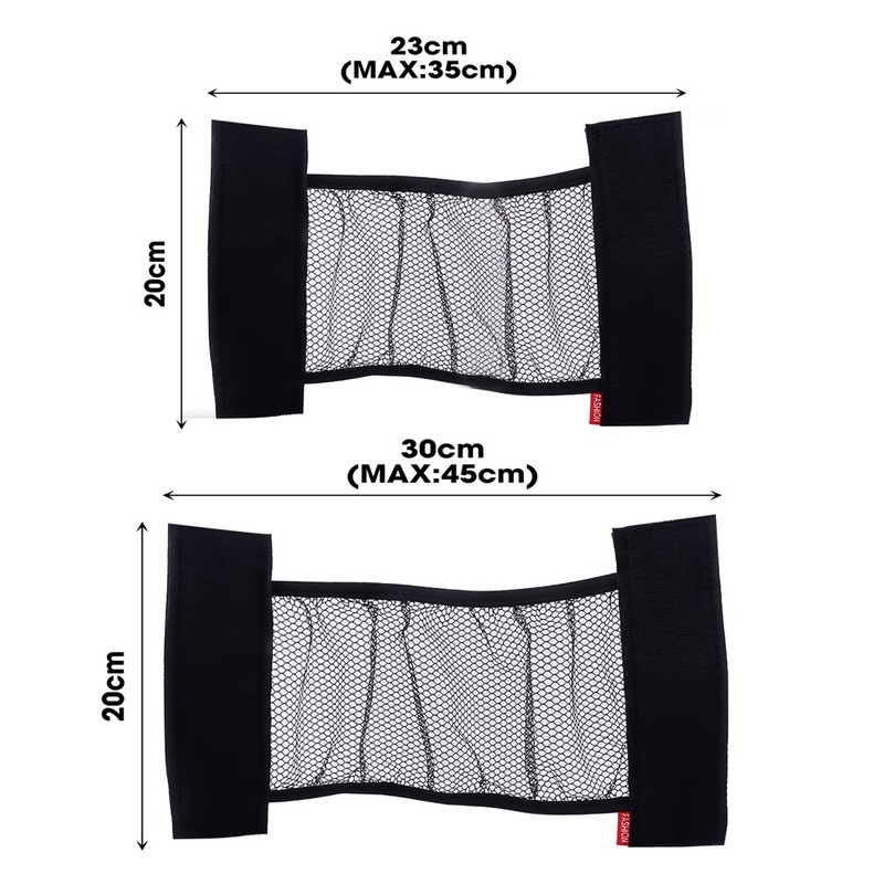 S / L Lưới Polyester Co Giãn Nhiều Kích Cỡ Có Thể Tháo Rời S / L Thông Dụng Sắp Xếp Gọn Gàng Cho Cốp Sau