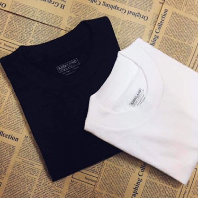 Áo Thun trơn Kirkland basic