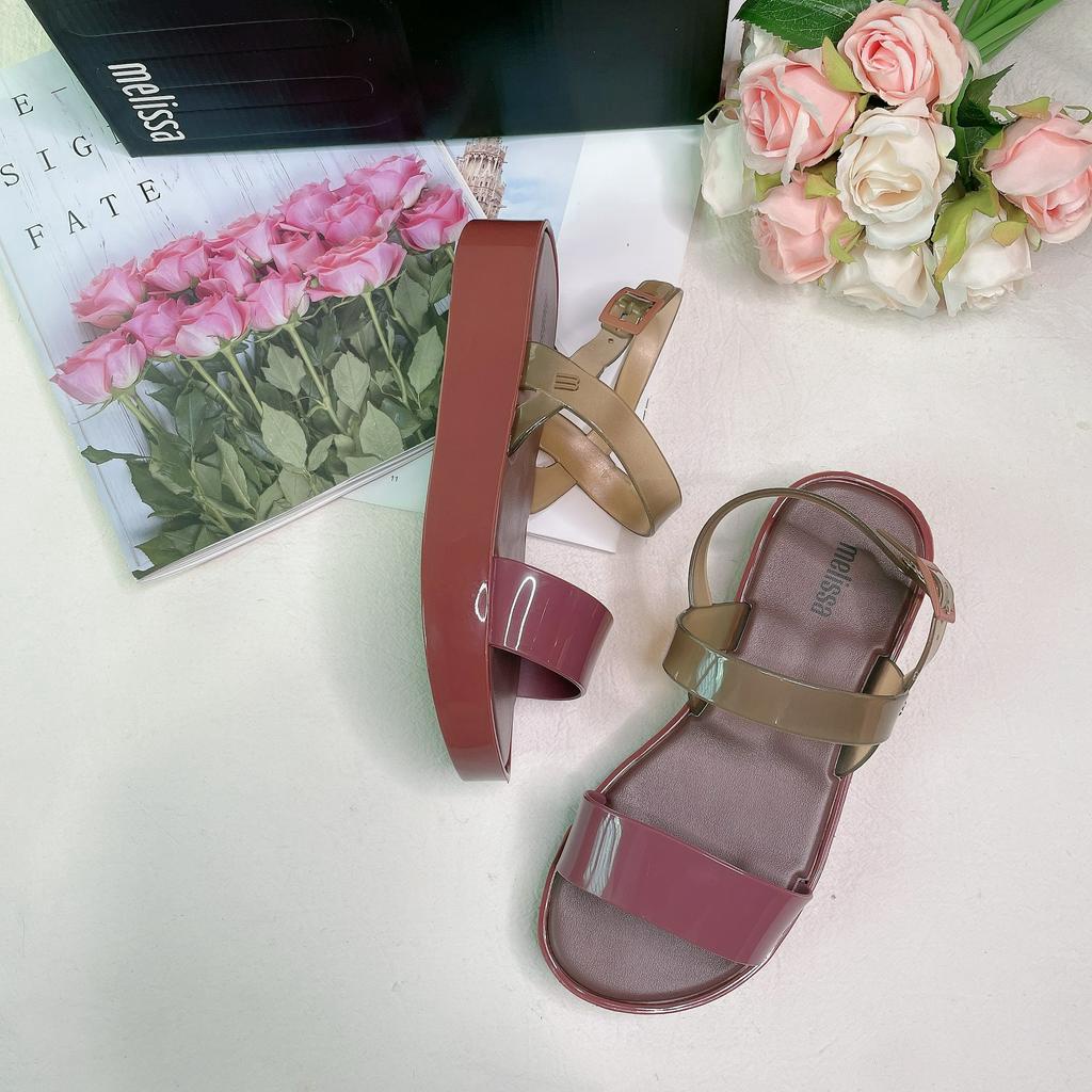 Xăng đan Đế Xuồng Đơn Giản Thanh Lịch Đi Biển Cho Nữ Melissa 2023