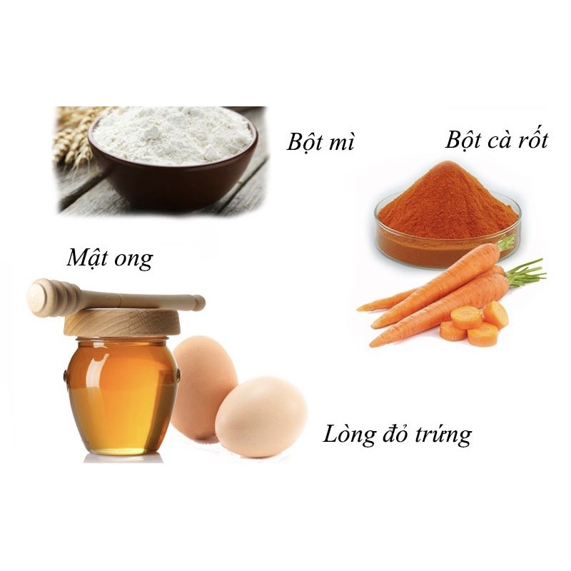 Bột cà rốt nguyên chất 100% | Bột Natural