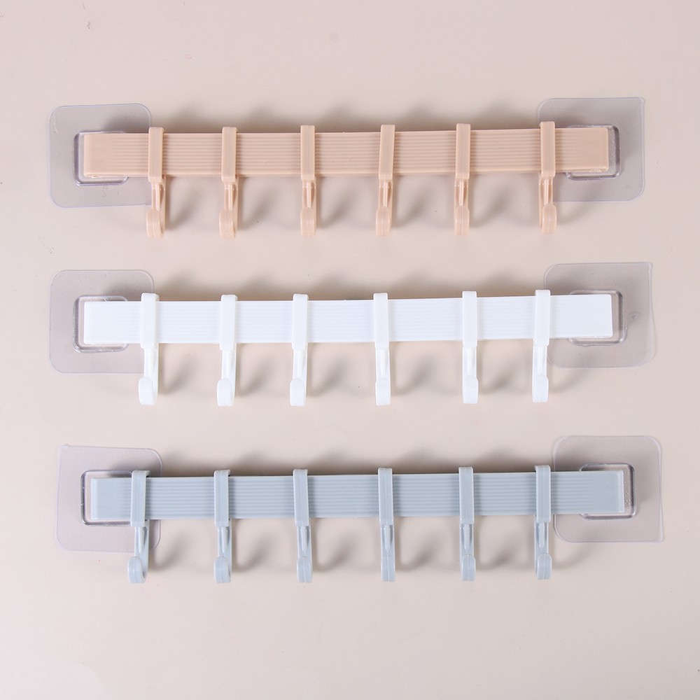 Giá Đỡ 6 Móc Treo Đồ Gắn Tường Đa Năng Chất Lượng Cao