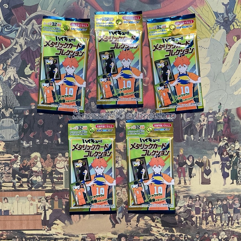 Pack metallic card random thẻ nhân phẩm Haikyuu!!