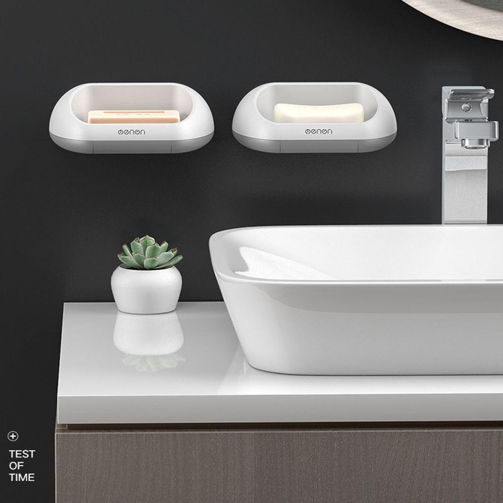 Khay Đựng Xà Phòng 1 Ngăn Có Giác Hút Gắn Tường Tiện Dụng